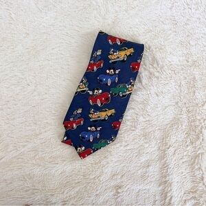 Mikey Unlimited blue tie